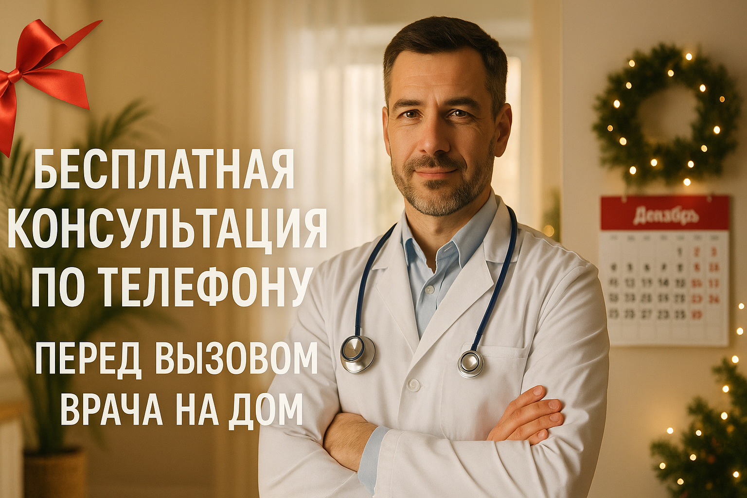 Бесплатная консультация по телефону перед вызовом врача на дом
